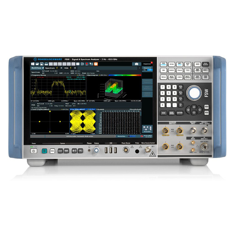 R&S FSW67 Signal at Spectrum Analyzer